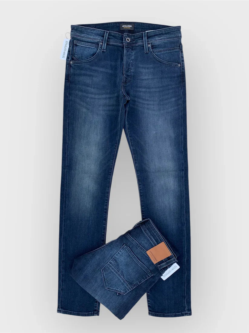 Men's Slim Fit Blue Black Jean