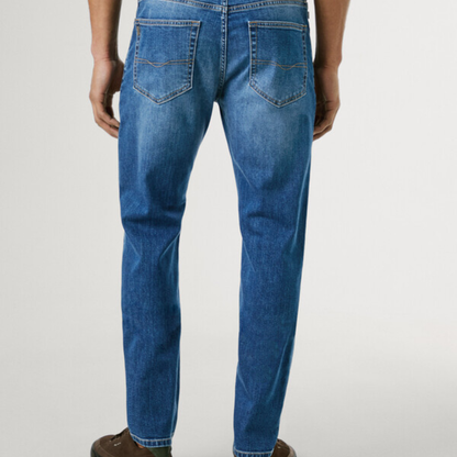 pepejeans taper fit mid-rise jeans - stanley