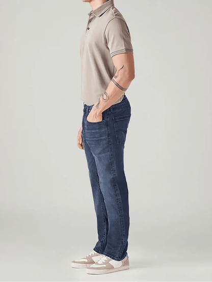 Levi's 513 Blue Slim Straight Fit Mid Rise RedLoop Jeans - Jack N Jeans