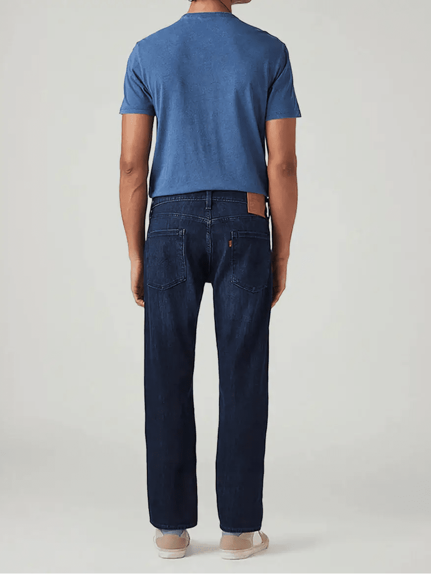 Levi's 513 Dark Blue Slim Straight Fit Mid Rise Jeans - Jack N Jeans