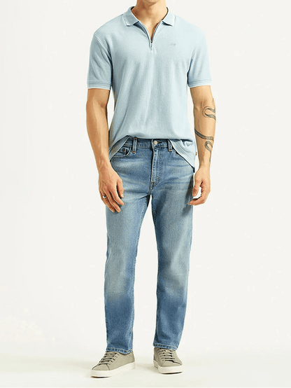Levi's 513 Light Blue Slim Straight Fit Mid Rise Jeans - Jack N Jeans