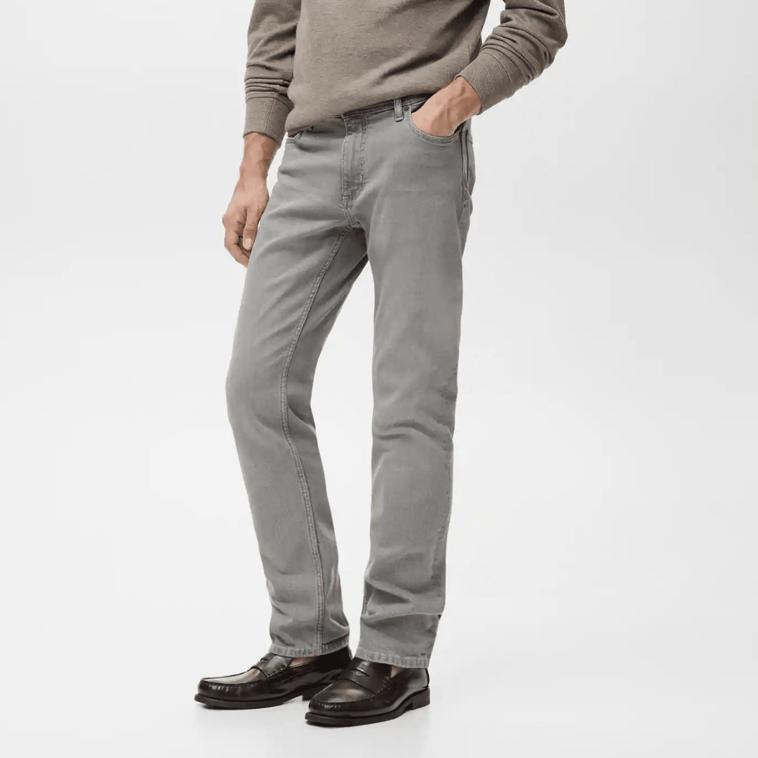 mango Jan slim-fit grey wash jeans Denim jeans style - Jack N Jeans