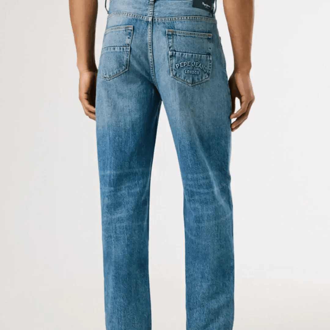 pepejeans relaxed fit mid-rise jeans - brighton - Jack N Jeans