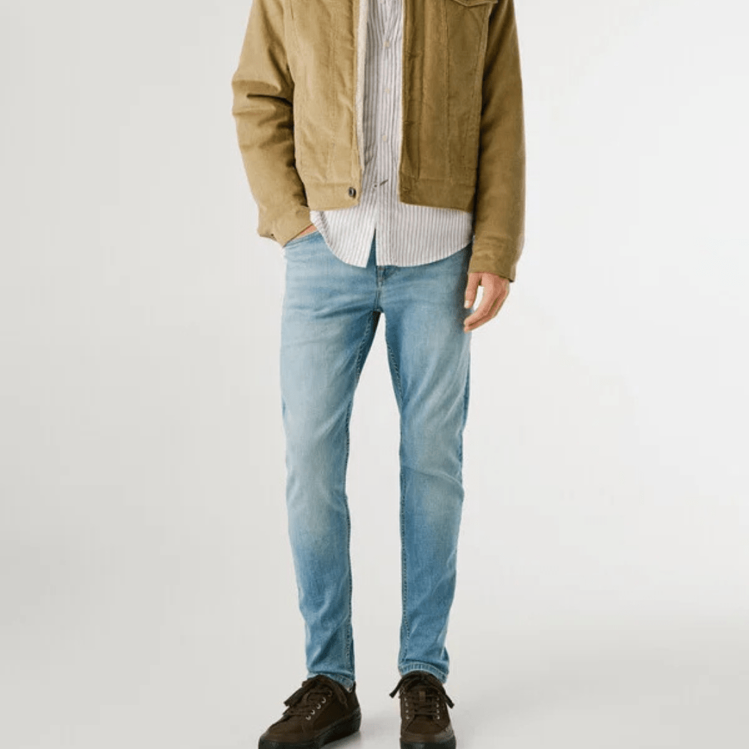 pepejeans skinny fit mid-rise jeans - finsbury - Jack N Jeans