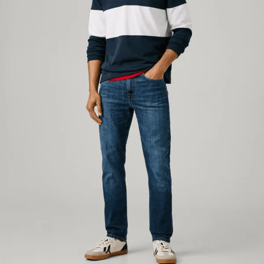 pepejeans slim fit mid-rise jeans - hatch - Jack N Jeans
