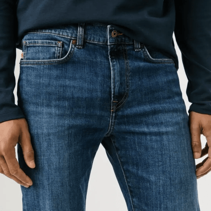 pepejeans slim fit mid-rise jeans - hatch - Jack N Jeans
