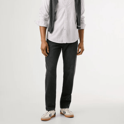 pepejeans straight fit mid-rise jeans - byron - Jack N Jeans