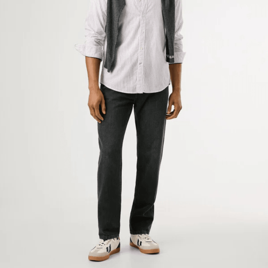 pepejeans straight fit mid-rise jeans - byron - Jack N Jeans