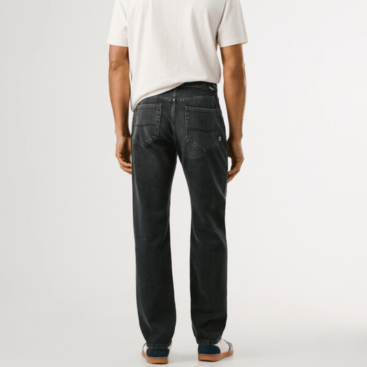 pepejeans straight fit mid-rise jeans - byron - Jack N Jeans