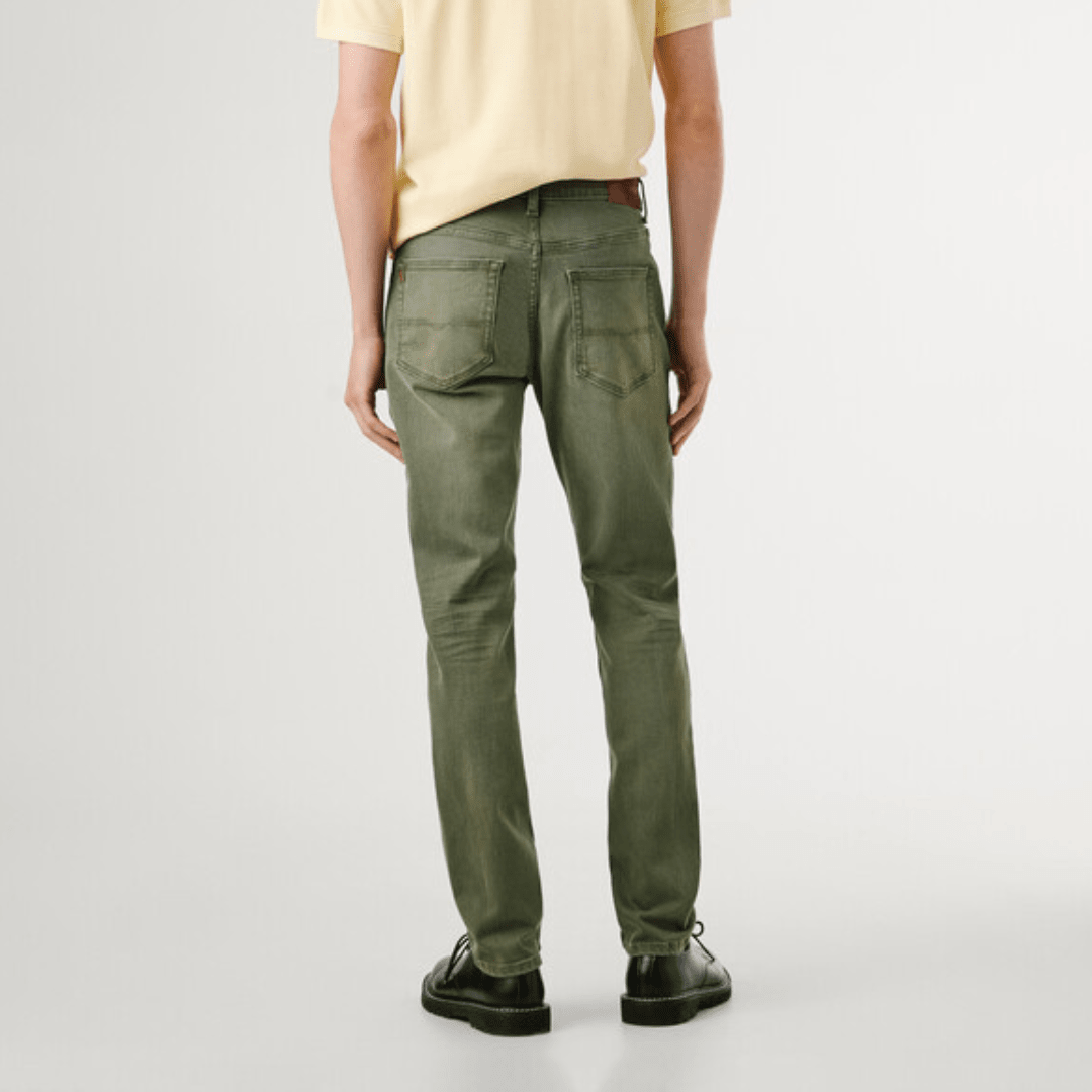 pepejeans taper fit mid-rise jeans - stanley - Jack N Jeans